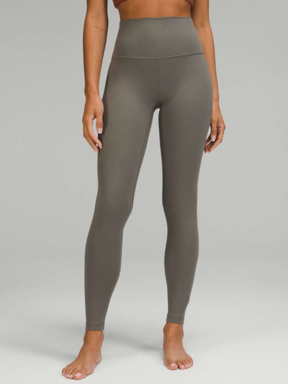 Lululemon High-Rise Align Pant 28" - Grey Sage - Size 4 - EUC
